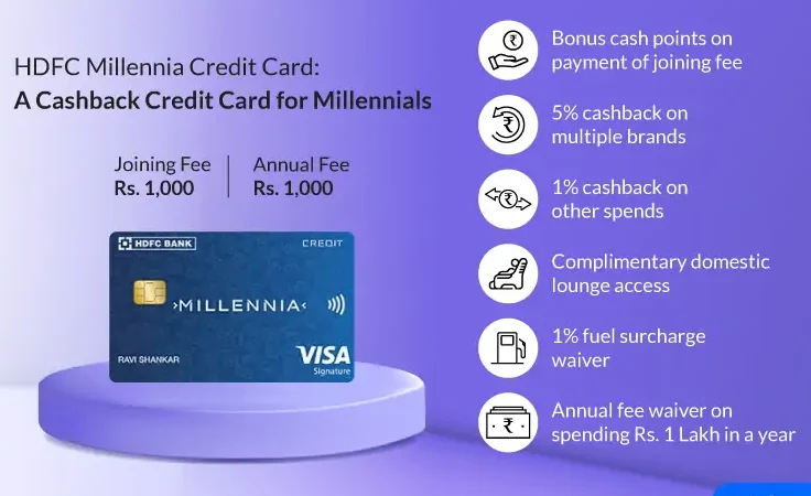 HDFC Millennia Credit Card 2 HDFC Millennia Credit Card