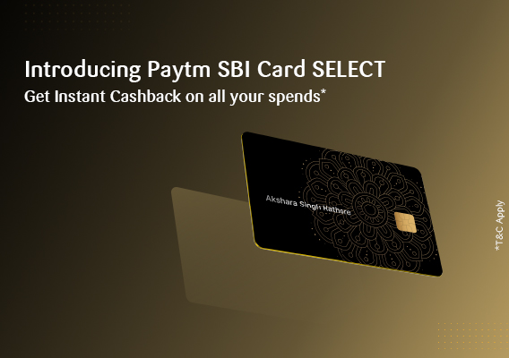 Paytm SBI Credit Card Select 3 Paytm SBI Credit Card Select