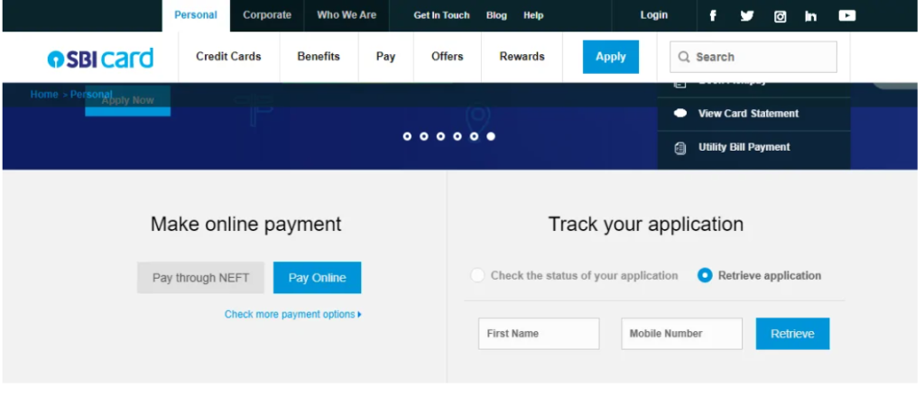BPCL SBI credit card 4 Screenshot 127