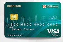 IDBI Bank Imperium Platinum credit card