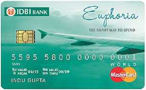 idbi bank euphoria credit card