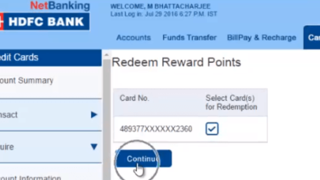 how to redeem hdfc reward points