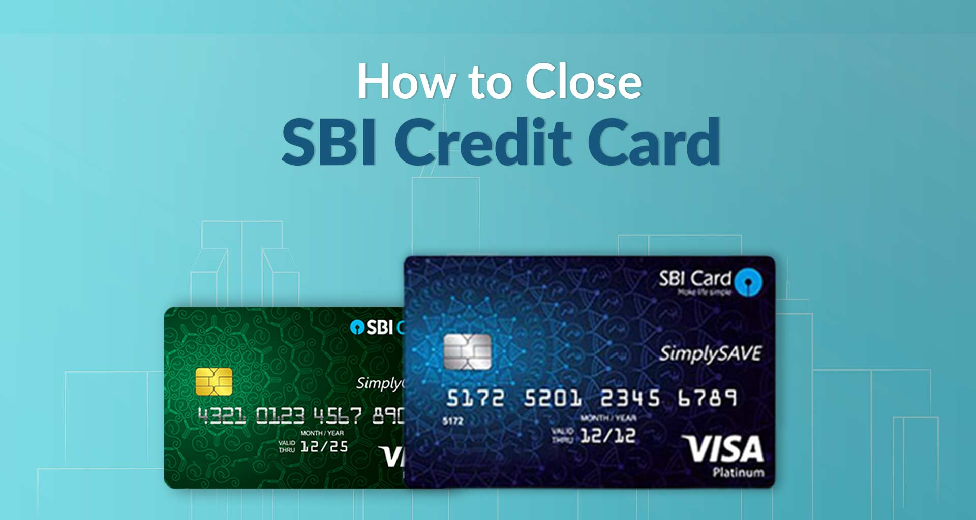 how to close sbi credit card