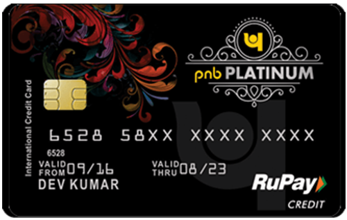 PNB RuPay Platinum Credit Card 2 PNB RuPay Platinum Credit Card
