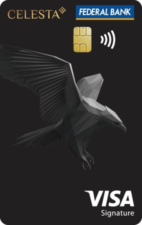 federal bank visa celesta credit card